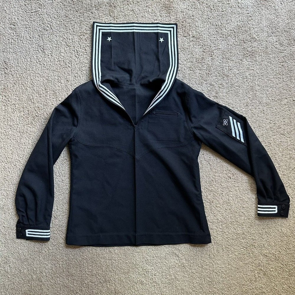 US Navy Jumper Women's 12MR Misses Navy Blue Dress SDB Top Side Zipper